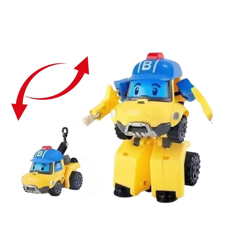 The teacher recommended the Transforming Police Car Sheriff Poli Robot Transforming Toy, an Ambah Helimark children's toy.